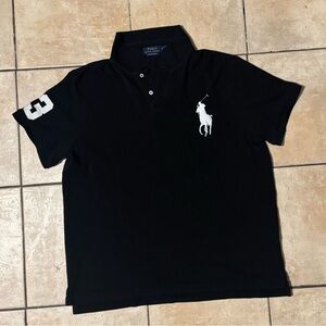 Polo by Ralph Lauren Black Shirt with White Logo